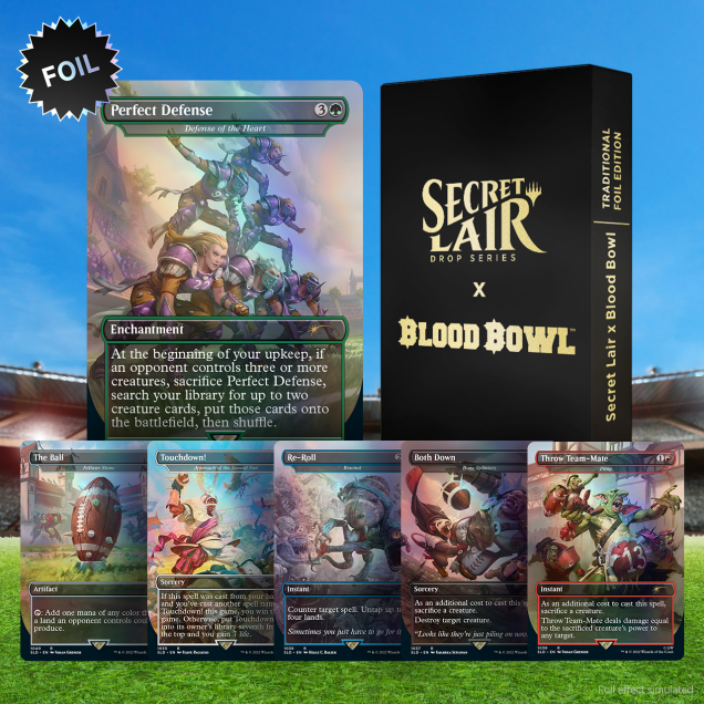Secret Lair - Blood Bowl Foil Edition | Silver Goblin