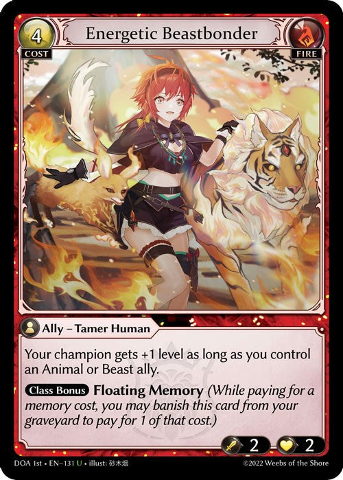 Energetic Beastbonder (131) [Dawn of Ashes: 1st Edition] Foil
