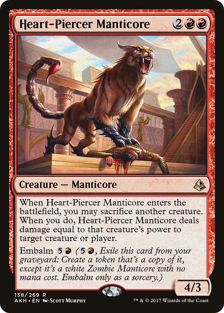 Heart-Piercer Manticore [Amonkhet] | Silver Goblin