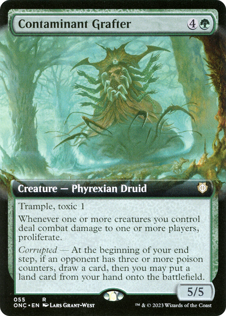 Contaminant Grafter (Extended Art) [Phyrexia: All Will Be One Commander] | Silver Goblin