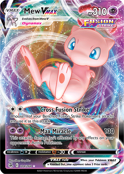 Mew VMAX (114/264) [Sword & Shield: Fusion Strike] | Silver Goblin