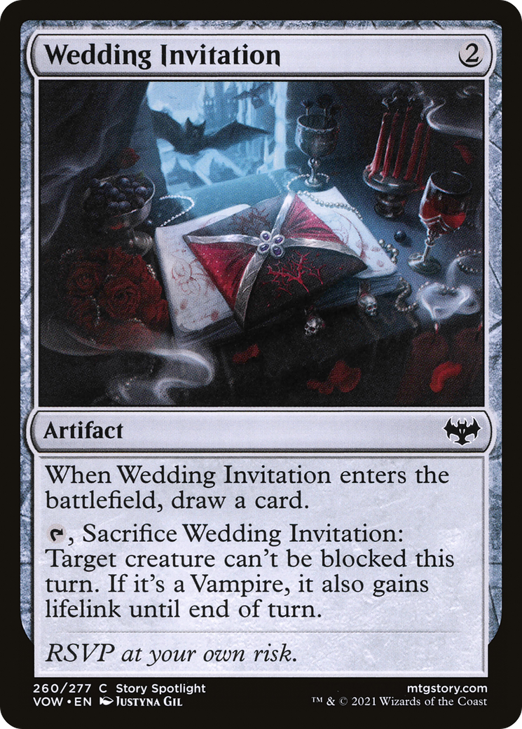 Wedding Invitation [Innistrad: Crimson Vow] | Silver Goblin