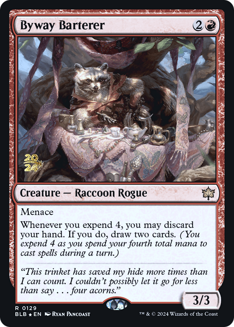 Byway Barterer [Bloomburrow Prerelease Promos] | Silver Goblin