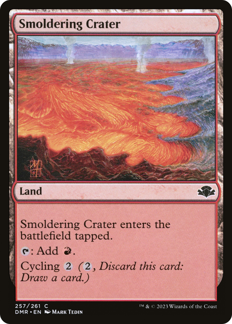 Smoldering Crater [Dominaria Remastered] | Silver Goblin