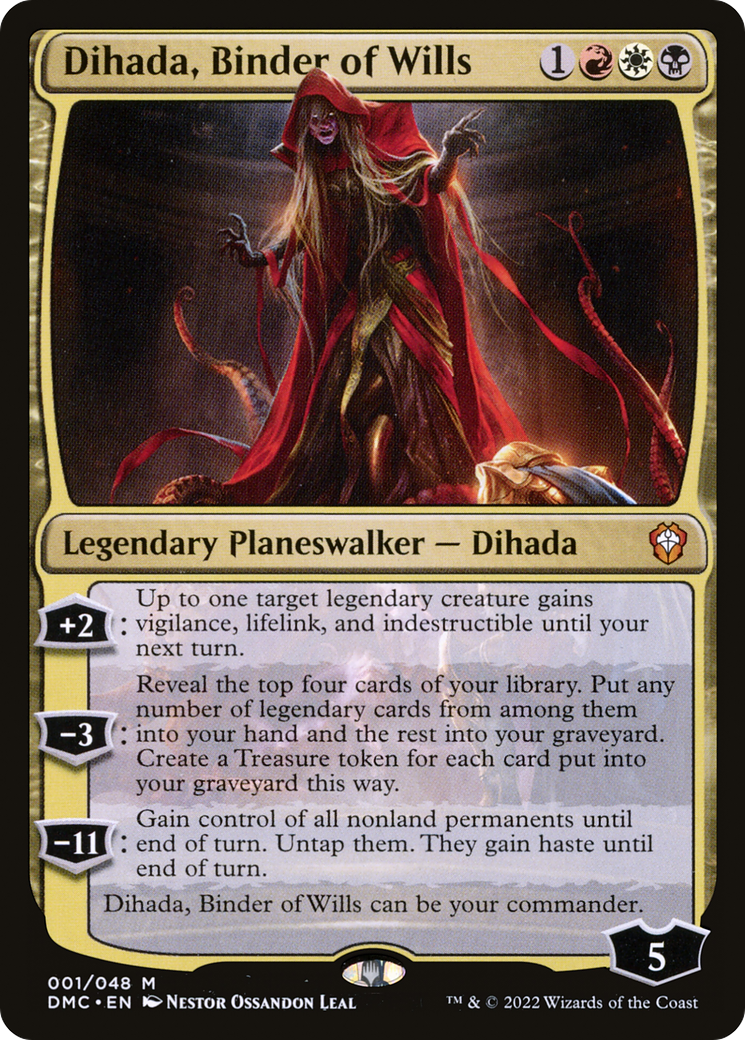 Dihada, Binder of Wills [Dominaria United Commander] | Silver Goblin