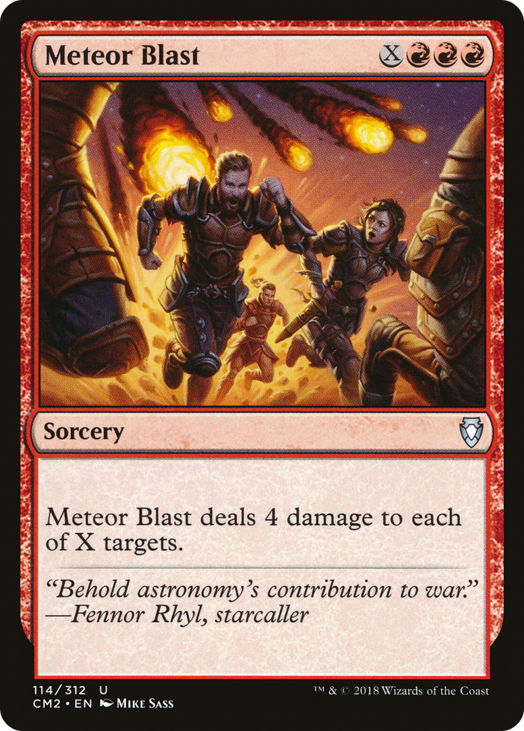 Meteor Blast [Commander Anthology Volume II] | Silver Goblin