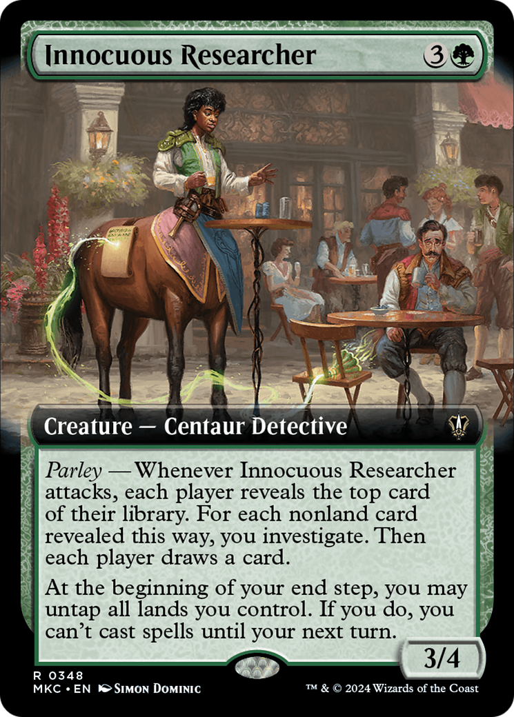 Innocuous Researcher (Extended Art) [Murders at Karlov Manor Commander] | Silver Goblin