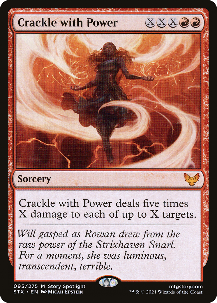 Crackle with Power [Strixhaven: School of Mages] | Silver Goblin