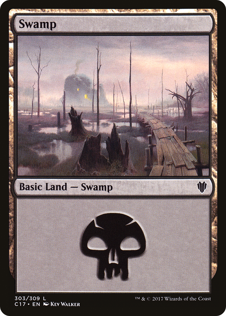 Swamp (303) [Commander 2017] | Silver Goblin