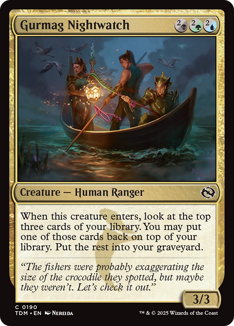 Gurmag Nightwatch (190) Foil - Tarkir: Dragonstorm