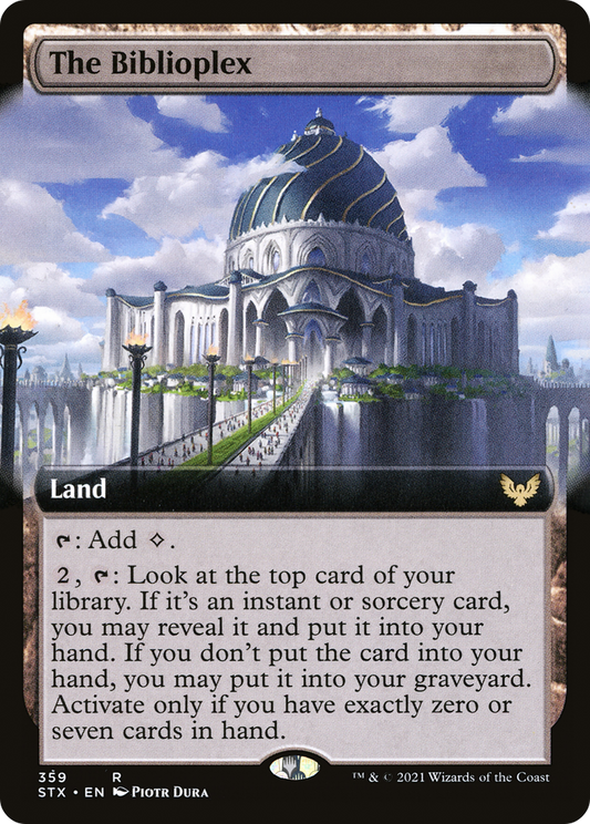 The Biblioplex (Extended Art) [Strixhaven: School of Mages]