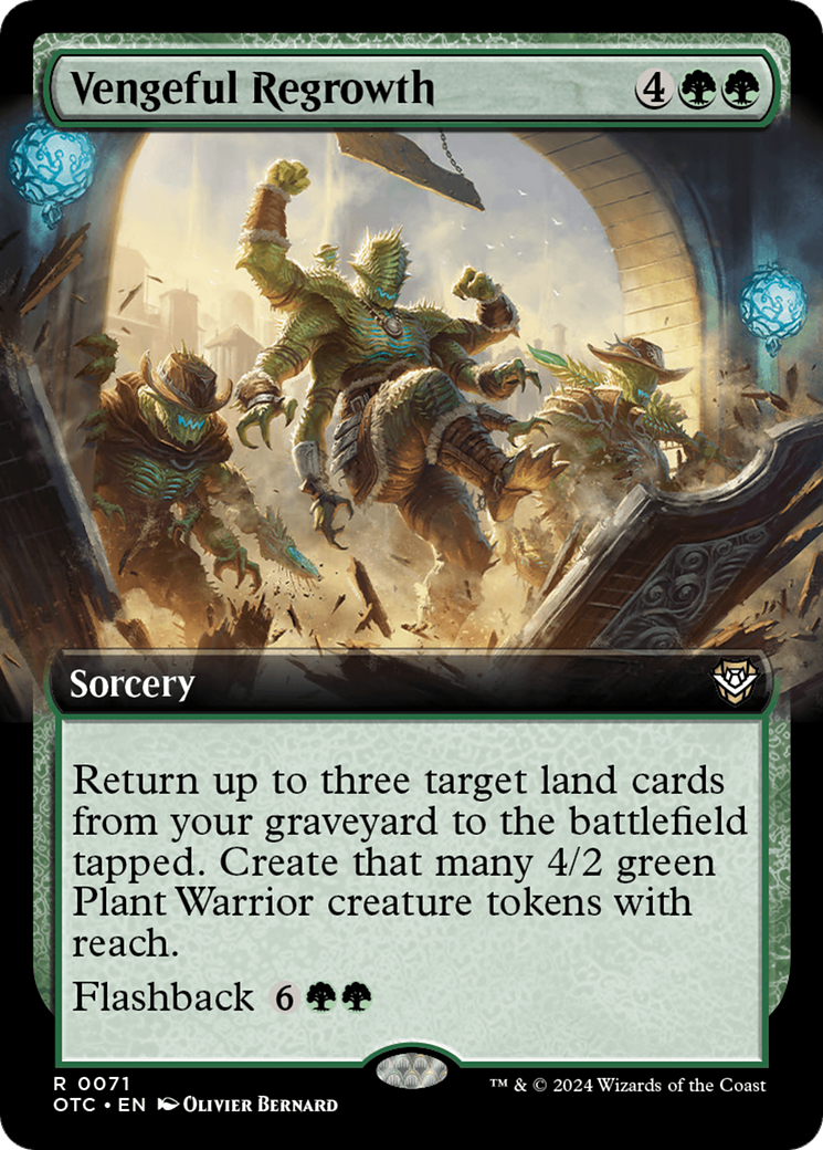 Vengeful Regrowth (Extended Art) [Outlaws of Thunder Junction Commander] | Silver Goblin