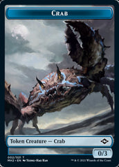 Clue (15) // Crab Double-Sided Token [Modern Horizons 2 Tokens] | Silver Goblin