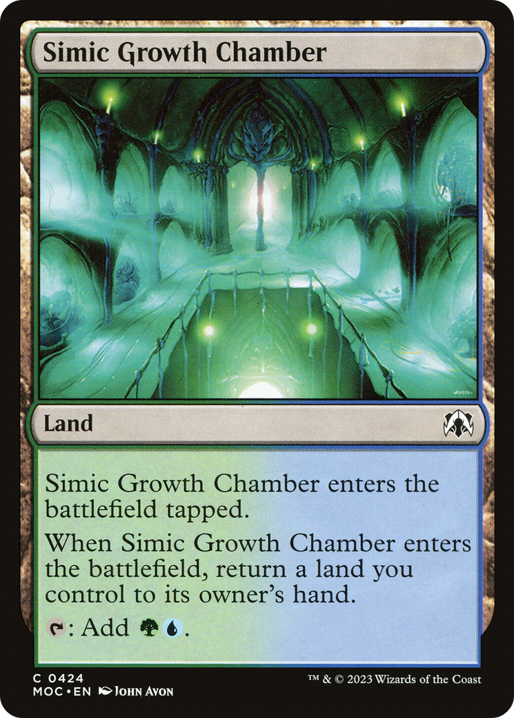 Simic Growth Chamber [March of the Machine Commander] | Silver Goblin