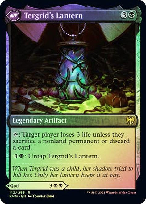 Tergrid, God of Fright // Tergrid's Lantern [Kaldheim Prerelease Promos] | Silver Goblin