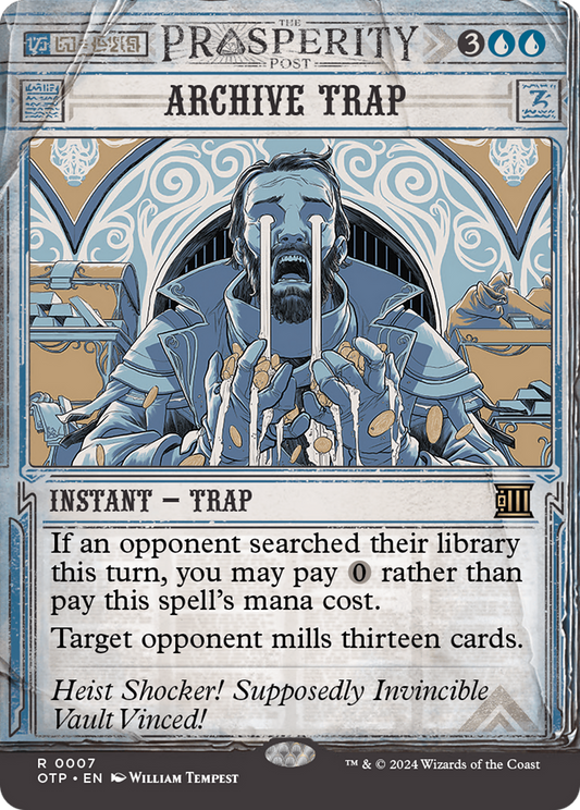 Archive Trap [Outlaws of Thunder Junction: Breaking News] Foil
