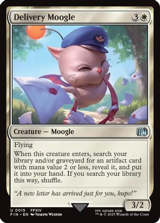 Delivery Moogle (015) Foil - FINAL FANTASY