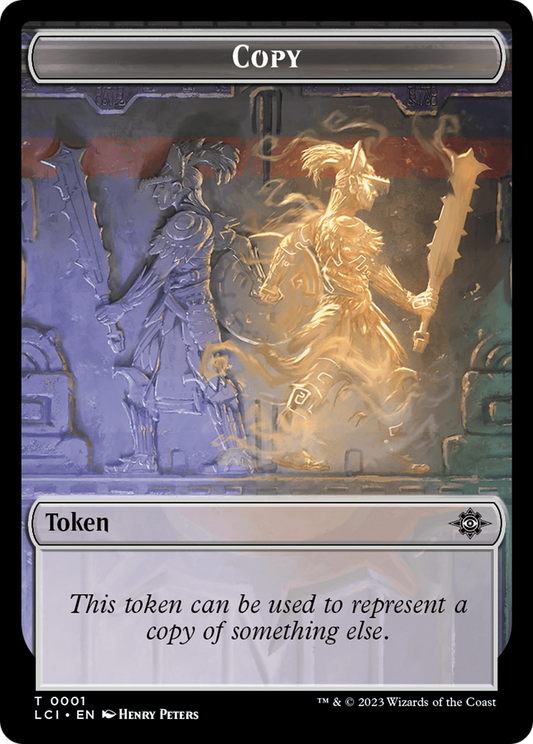 Copy // Merfolk (0005) Double-Sided Token [The Lost Caverns of Ixalan Commander Tokens] Foil