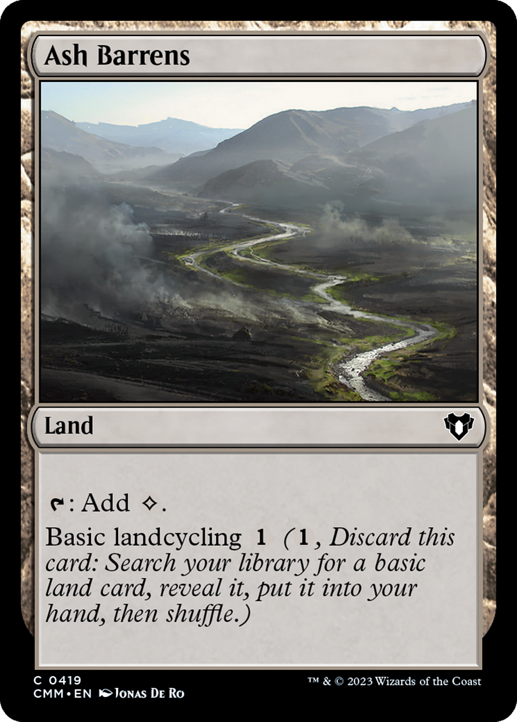 Ash Barrens [Commander Masters] | Silver Goblin