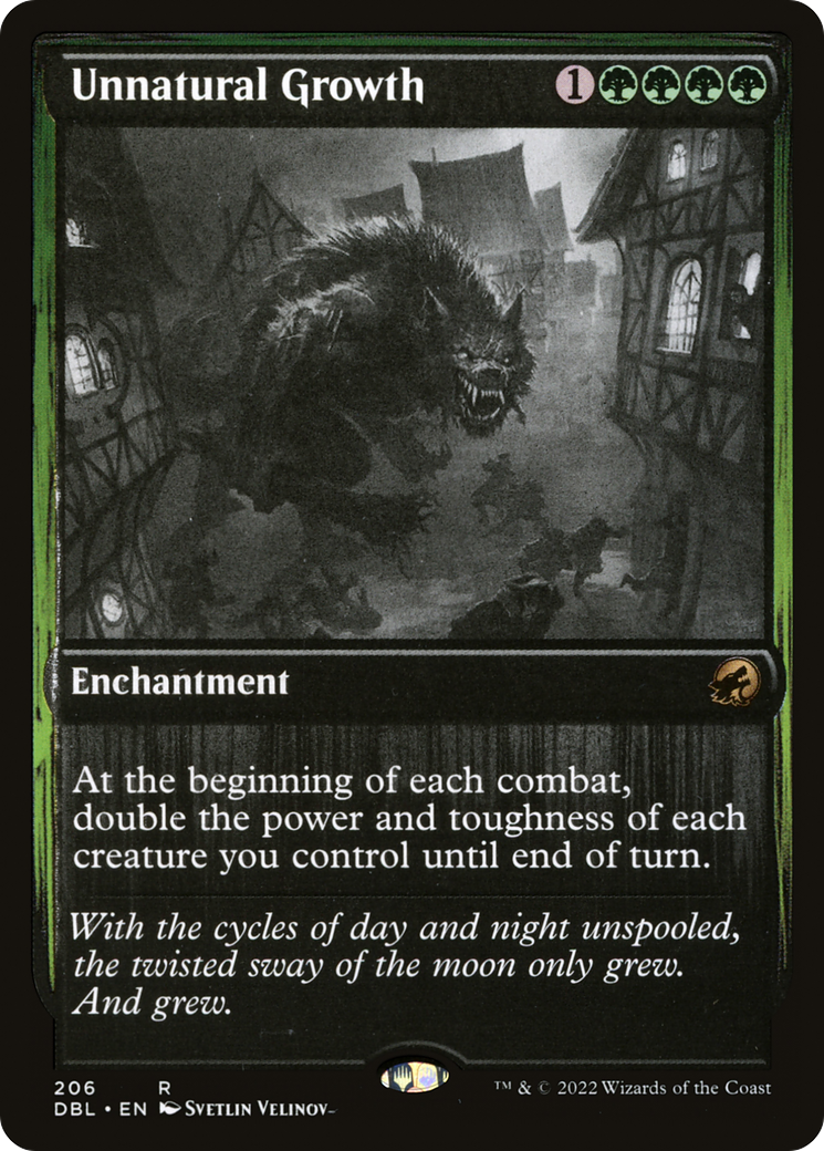 Unnatural Growth [Innistrad: Double Feature] Foil