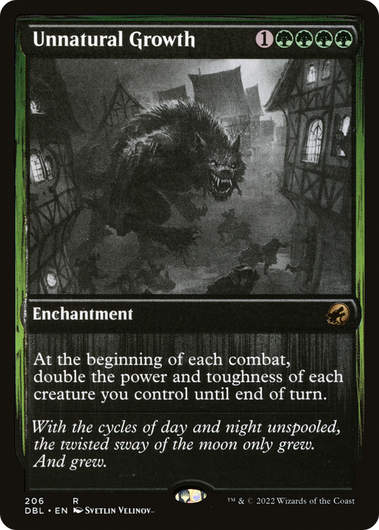 Unnatural Growth [Innistrad: Double Feature] Foil