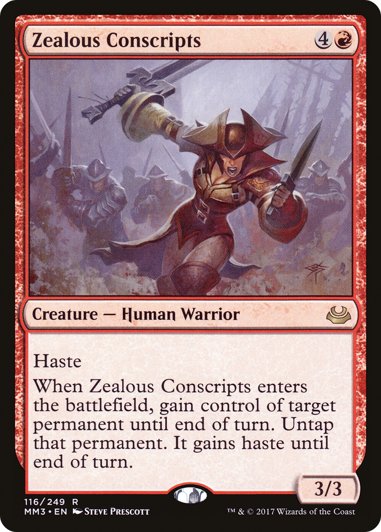 Zealous Conscripts [Modern Masters 2017] | Silver Goblin