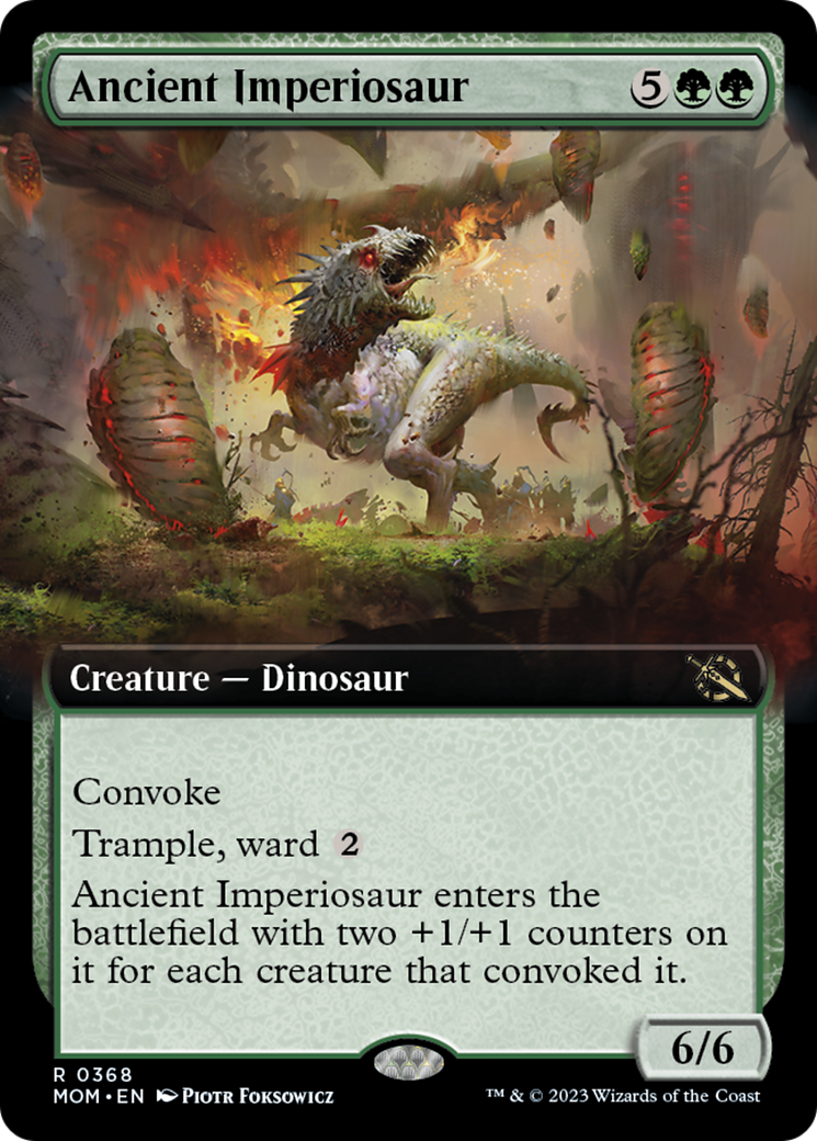Ancient Imperiosaur (Extended Art) [March of the Machine] | Silver Goblin
