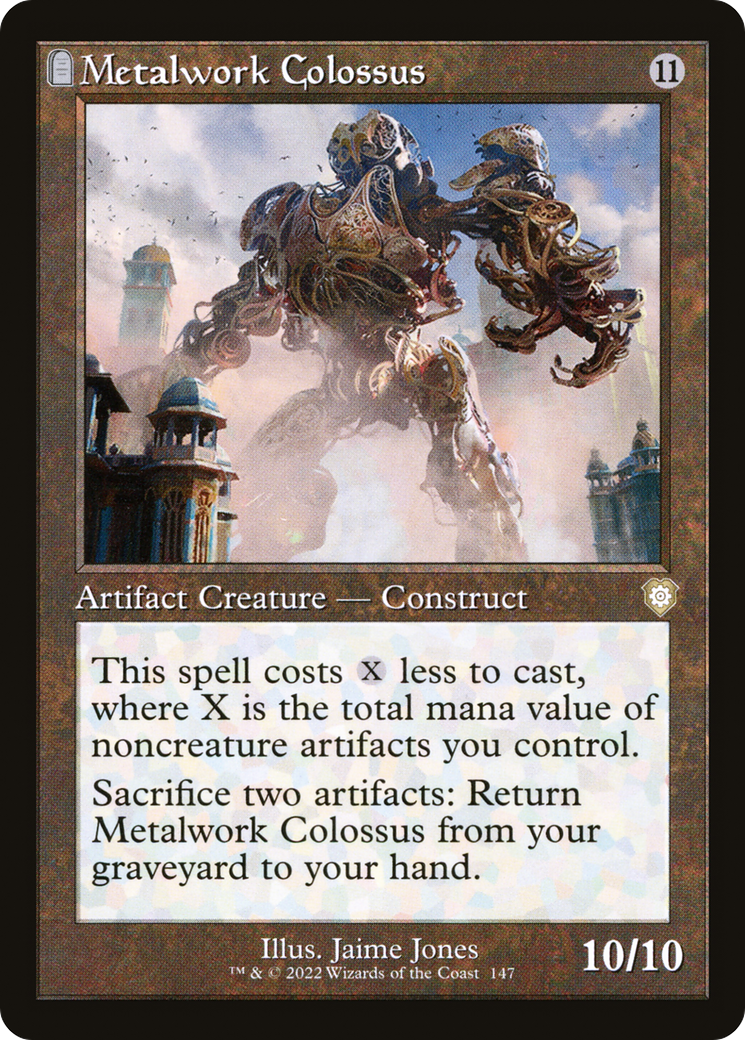 Metalwork Colossus (Retro) [The Brothers' War Commander] | Silver Goblin