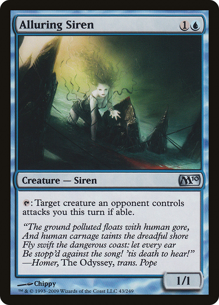 Alluring Siren [Magic 2010] Foil