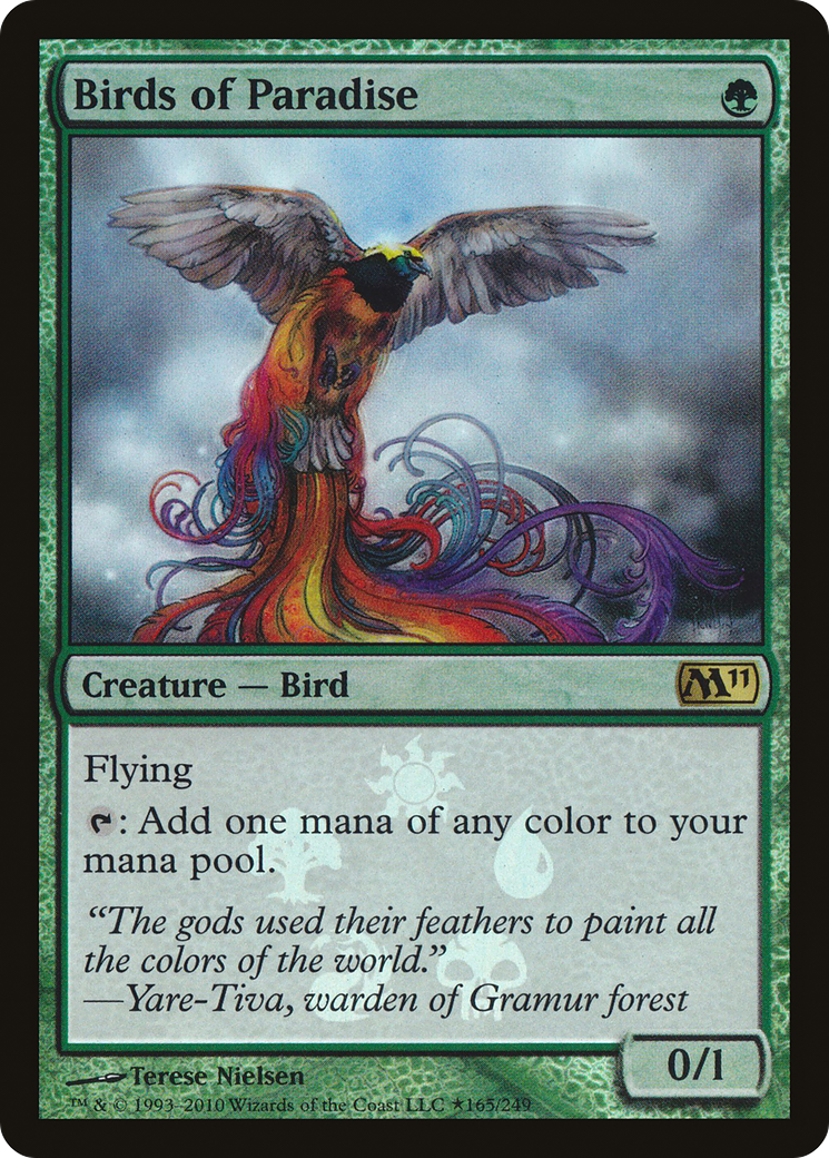 Birds of Paradise (Buy-A-Box) [Magic 2011 Promos] | Silver Goblin