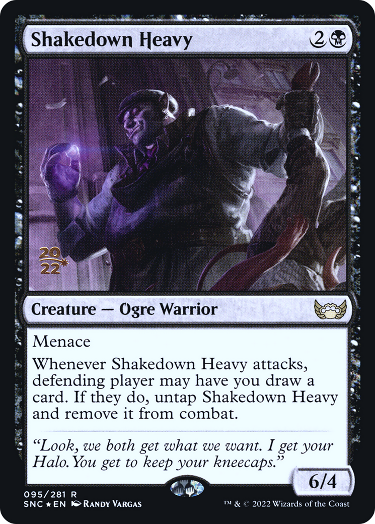 Shakedown Heavy [Streets of New Capenna Prerelease Promos] | Silver Goblin