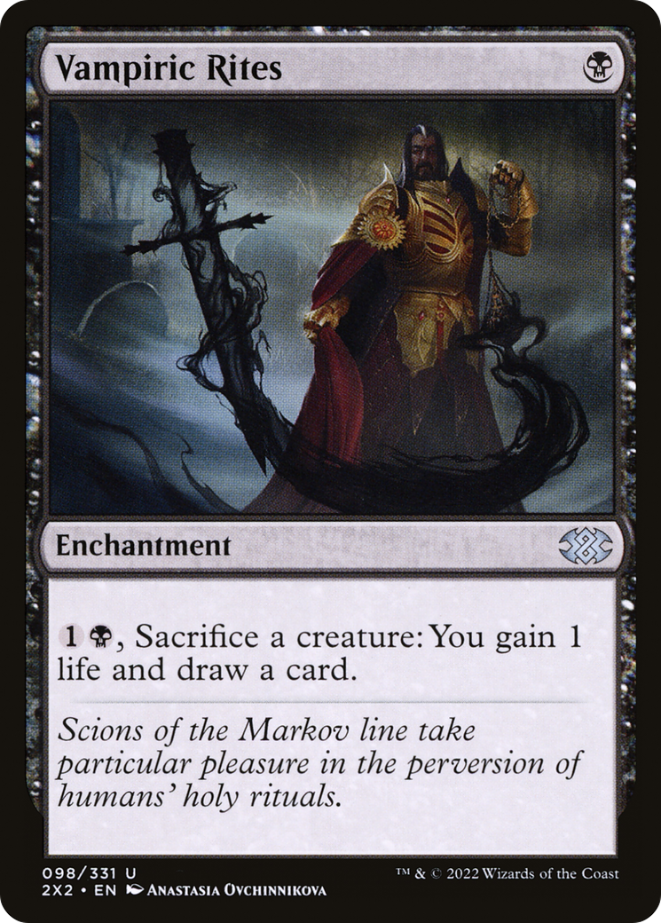 Vampiric Rites [Double Masters 2022] Foil