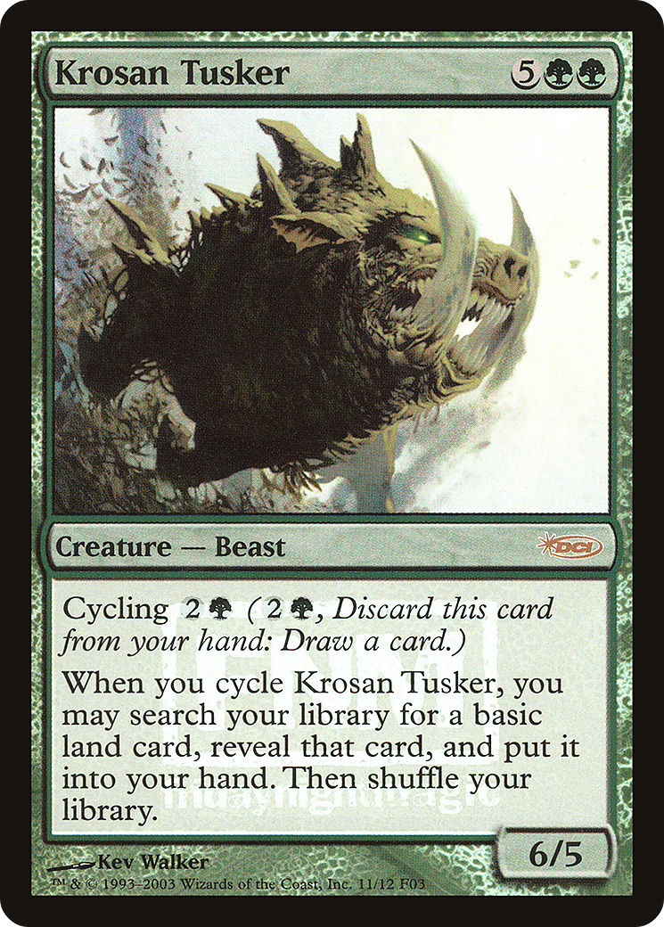 Krosan Tusker [Friday Night Magic 2003] | Silver Goblin