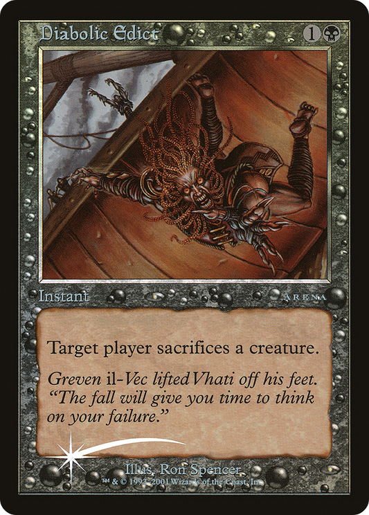 Diabolic Edict (010) Foil - Arena League 2001