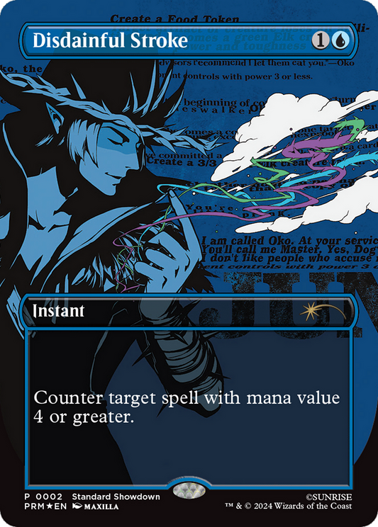 Disdainful Stroke (002) (Cowboy Bebop) Foil - Standard Showdown Promos