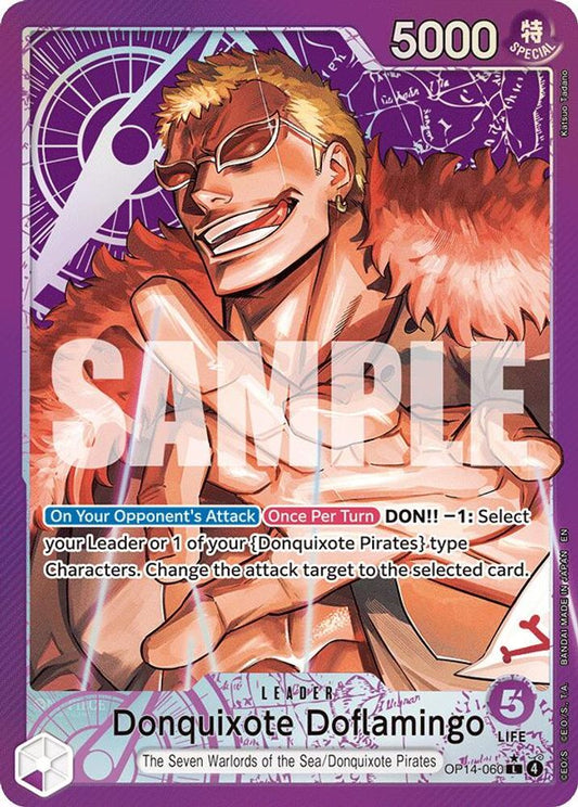 Donquixhote Doflamingo (Alternate Art) (OP14-060) Foil