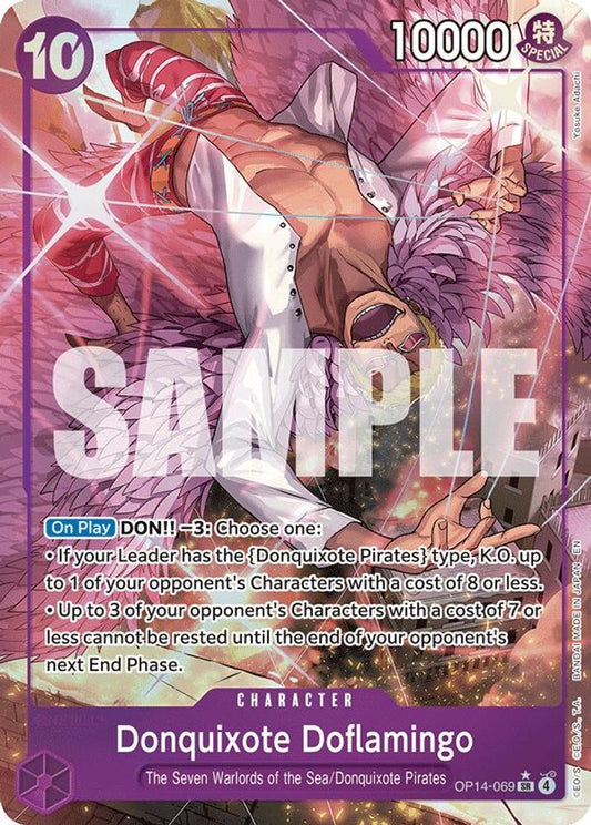 Donquixhote Doflamingo (Alternate Art) (OP14-069) Foil