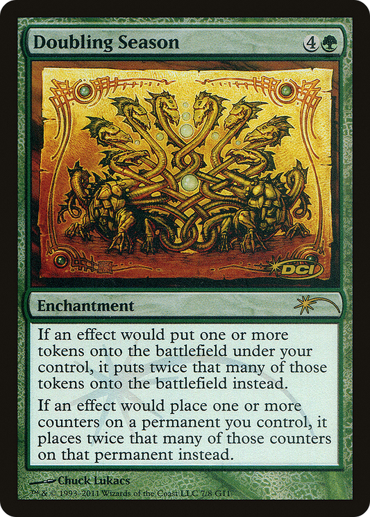 Doubling Season (007) Foil - Judge Gift Cards 2011