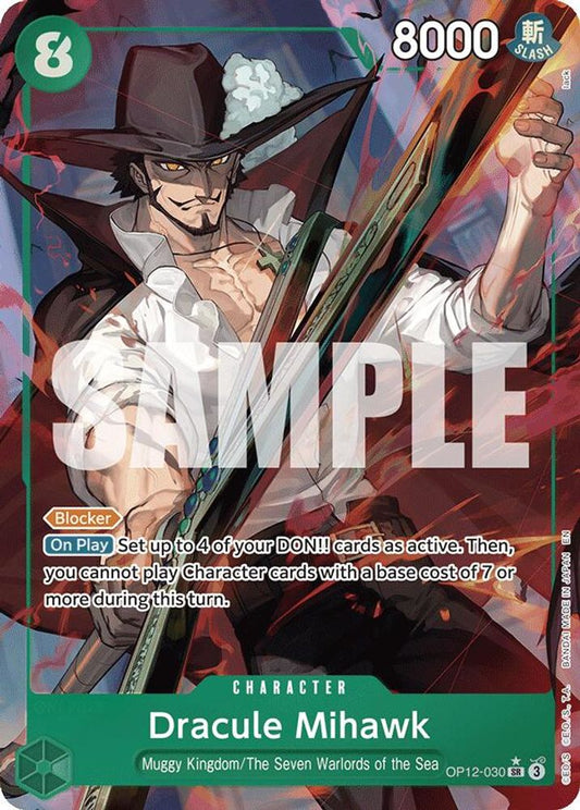 Dracule Mihawk (Alternate Art) (OP12-030) Foil