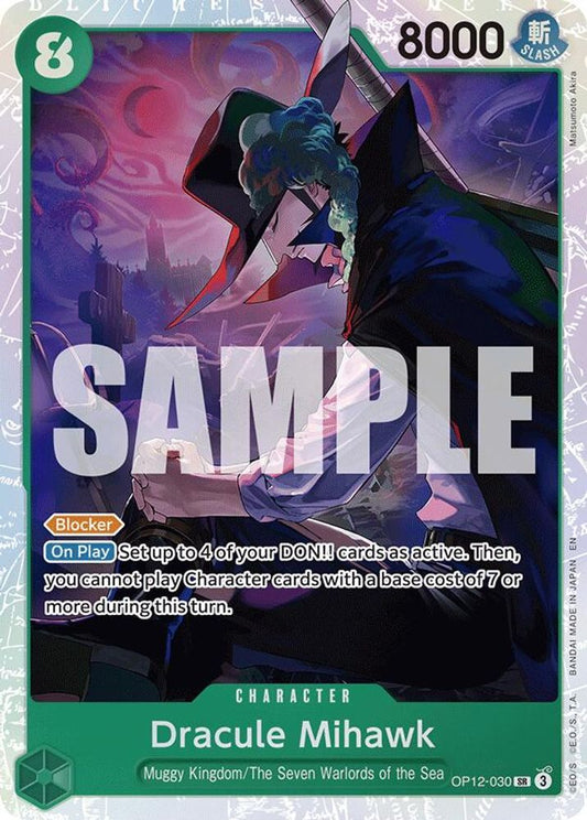 Dracule Mihawk (OP12-030) Foil