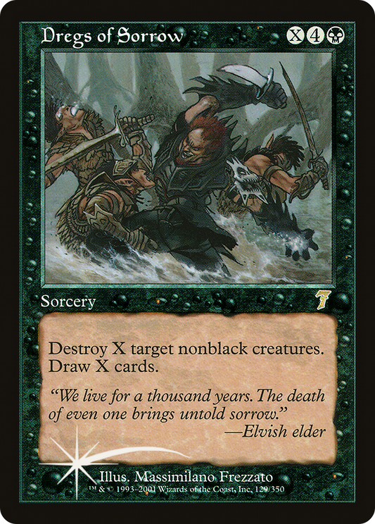 Dregs of Sorrow (129) Foil - Seventh Edition
