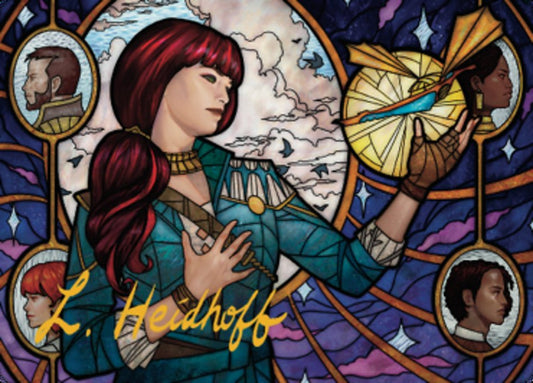 Jhoira, Ageless Innovator Art Card (Gold-Stamped Signature) [Dominaria United Art Series]