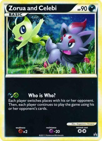 Zorua and Celebi (Jumbo Card) [Miscellaneous Cards] | Silver Goblin