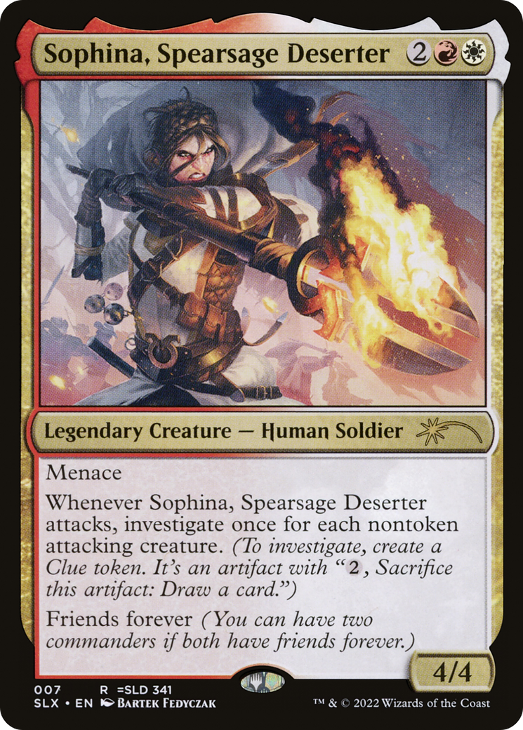 Sophina, Spearsage Deserter [Secret Lair: Universes Within] | Silver Goblin