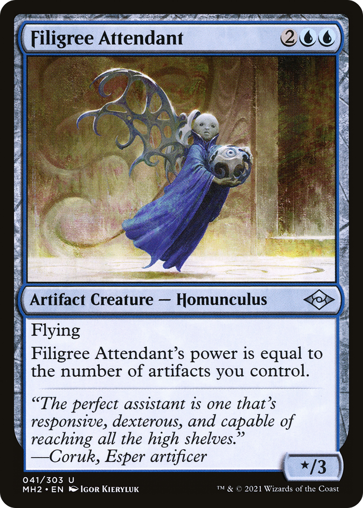 Filigree Attendant [Modern Horizons 2] | Silver Goblin