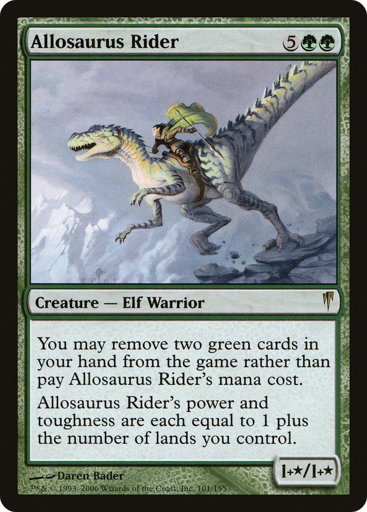 Allosaurus Rider [Coldsnap] Foil