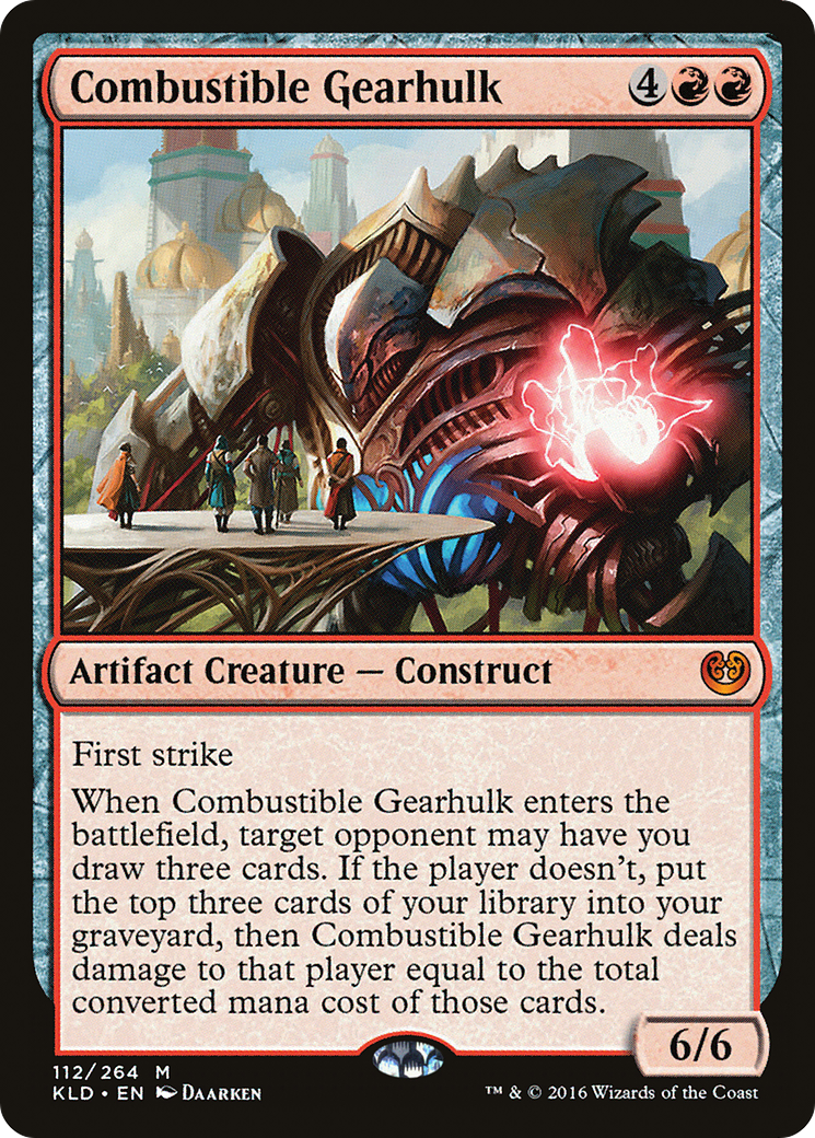 Combustible Gearhulk [Kaladesh] | Silver Goblin