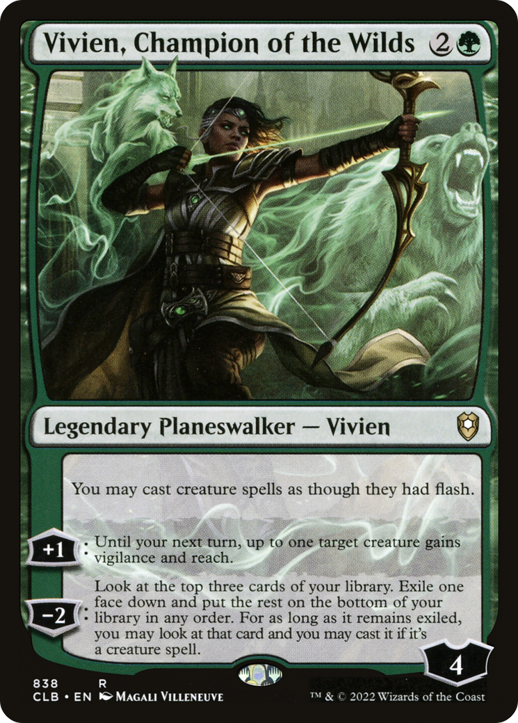 Vivien, Champion of the Wilds [Commander Legends: Battle for Baldur's Gate] | Silver Goblin