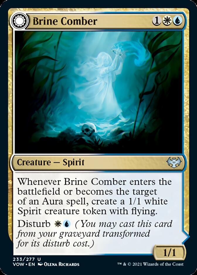 Brine Comber // Brinebound Gift [Innistrad: Crimson Vow] Foil