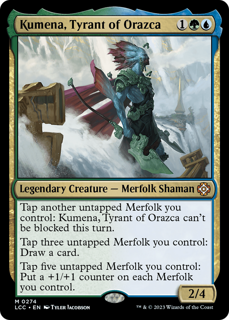 Kumena, Tyrant of Orazca [The Lost Caverns of Ixalan Commander] | Silver Goblin